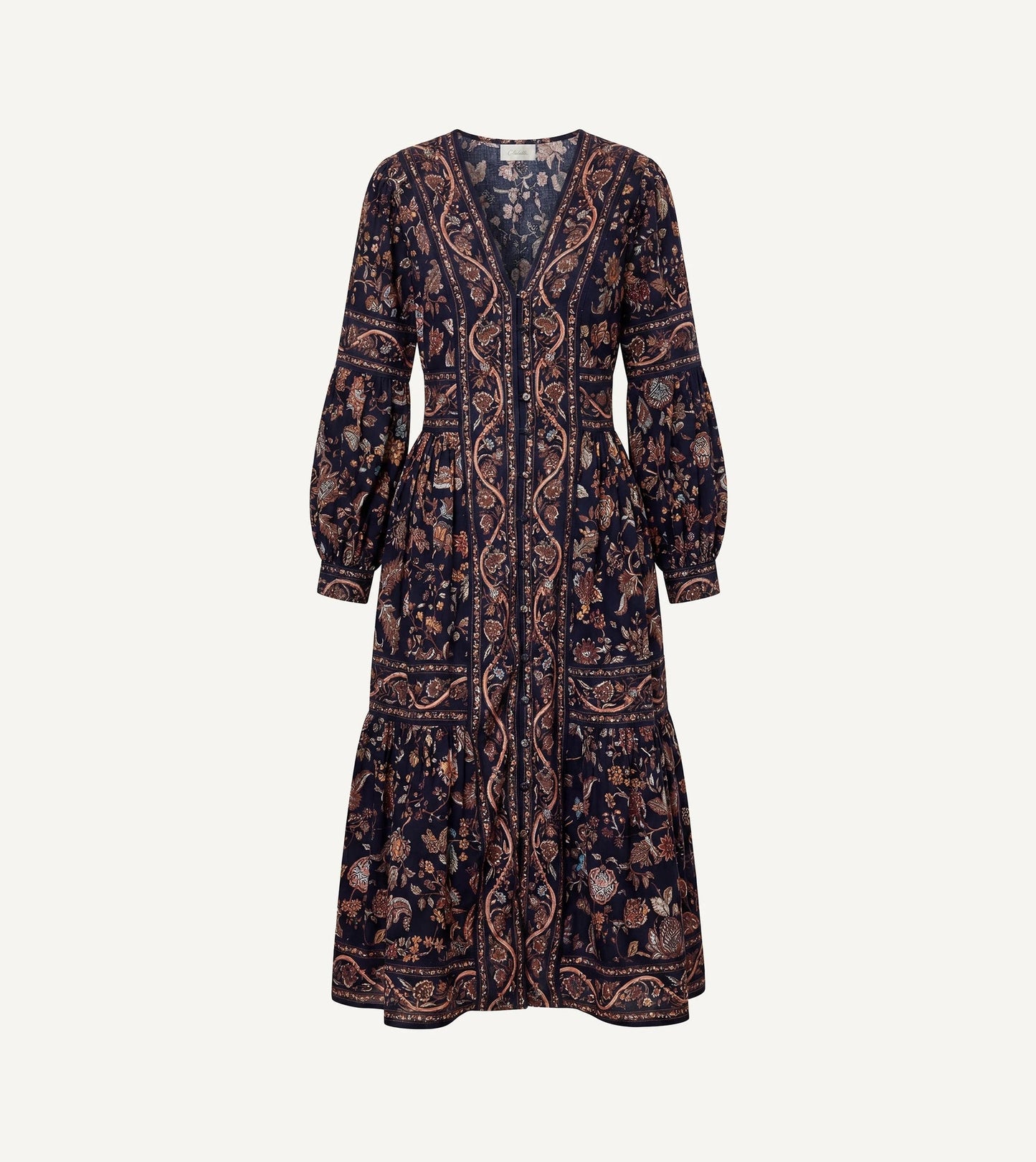 Melody Midi Dress in Bois