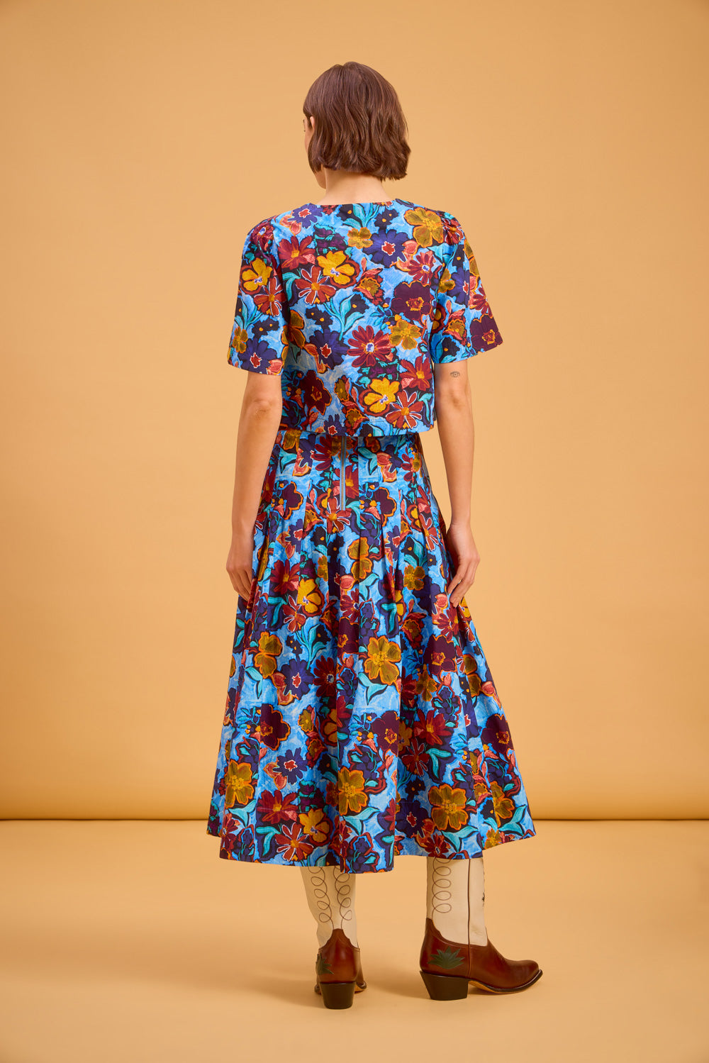 Harrison Skirt in Marfa Bloom