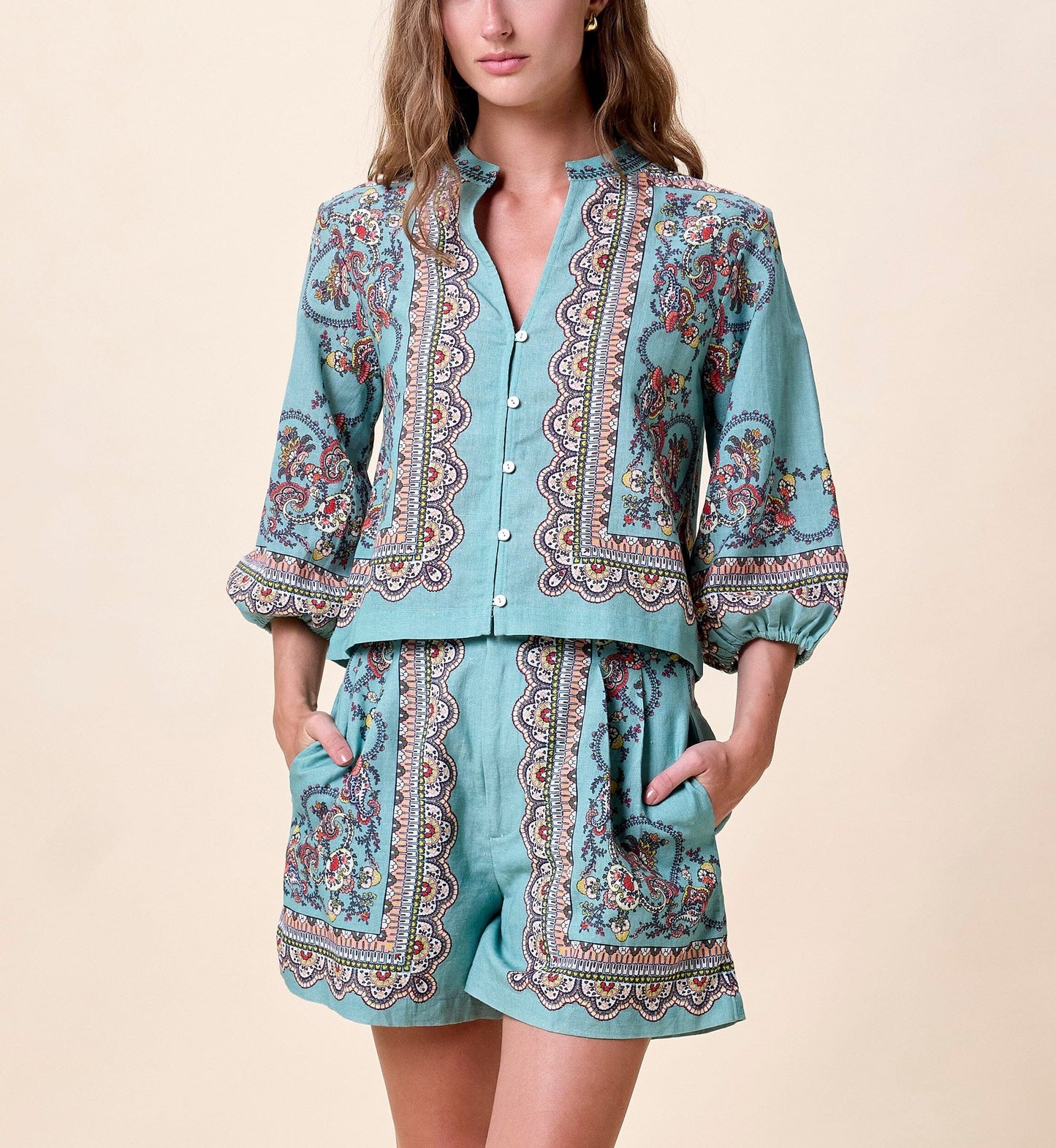 Noelle Blouse in Bleura
