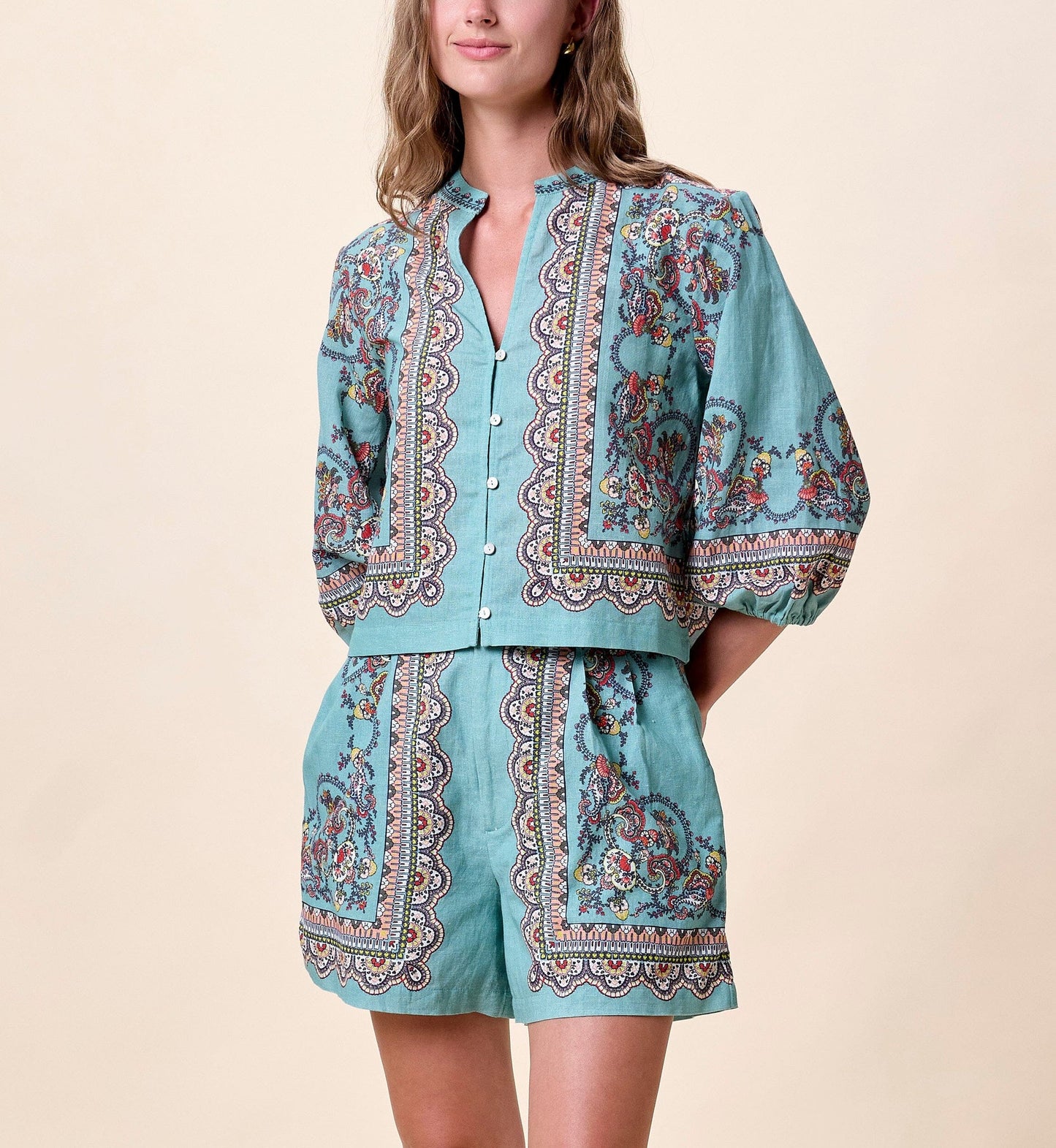 Noelle Blouse in Bleura