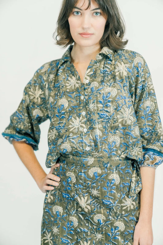 Iris Blouse in Woodland