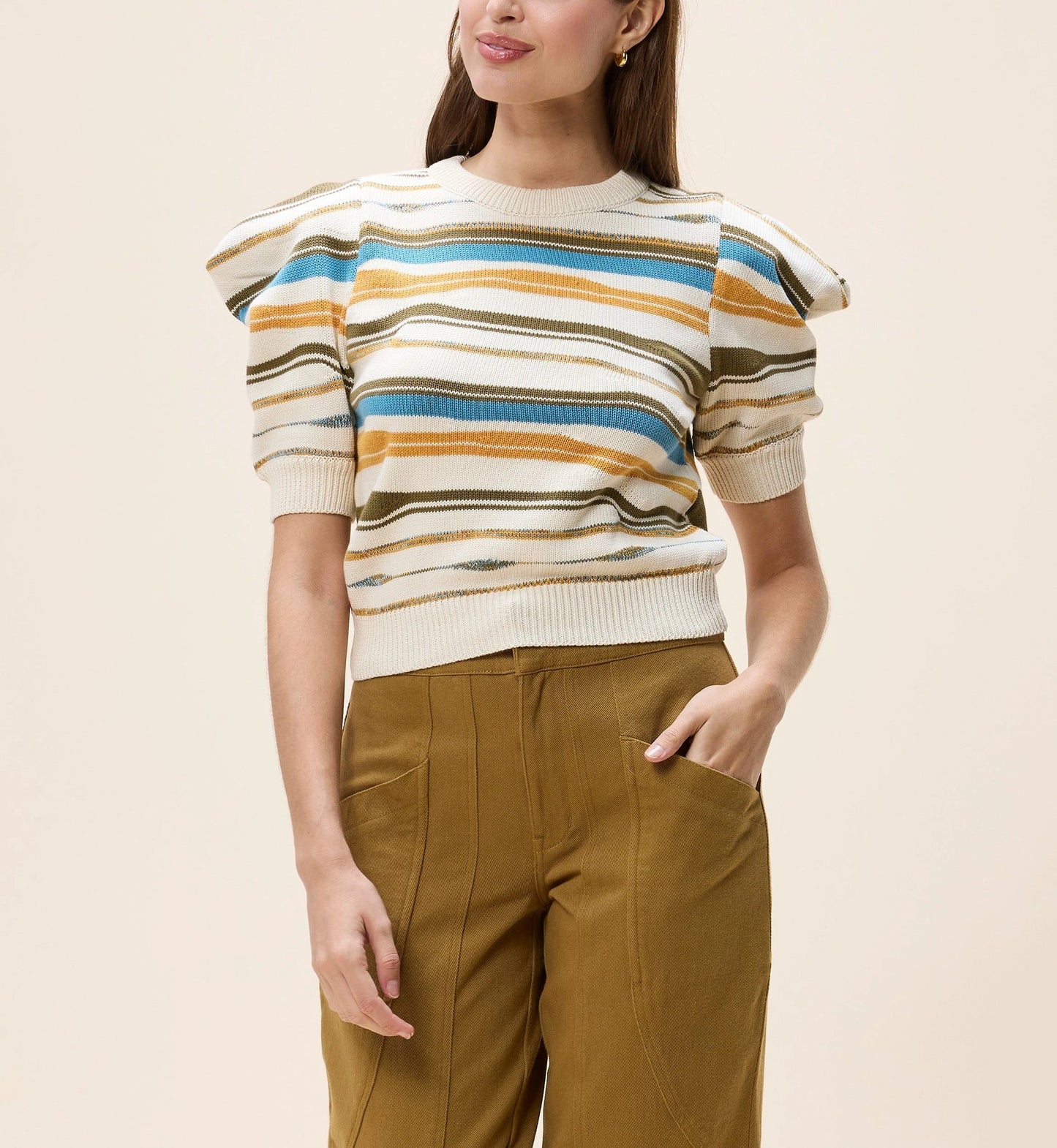 Rei Sweater in Ivory Multi