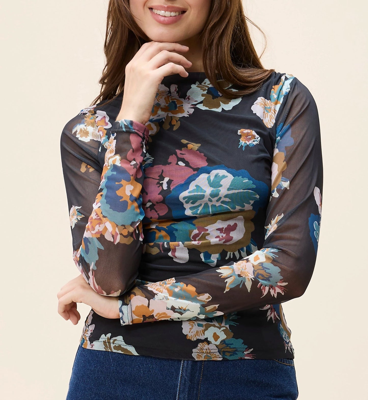 Remy Top in Vitet Floral