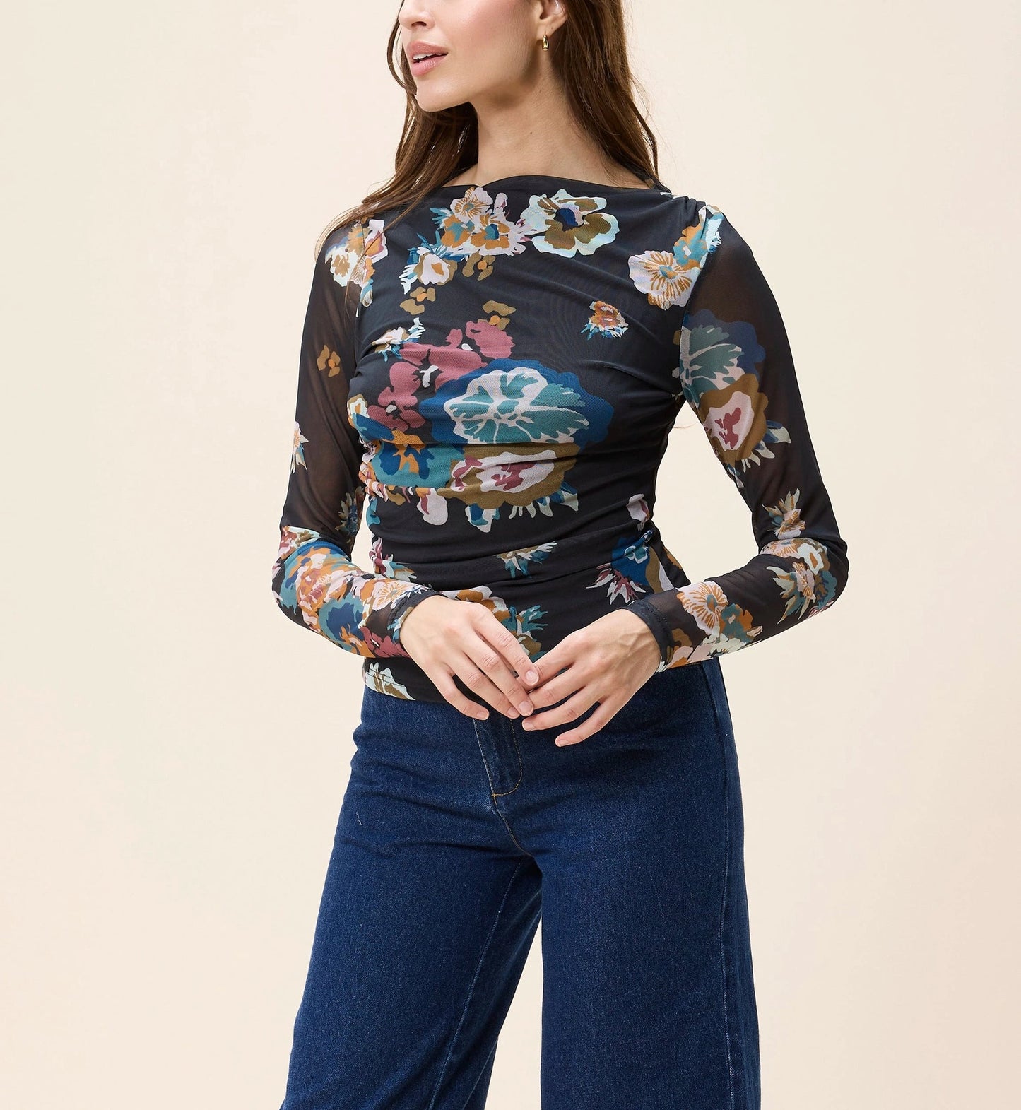 Remy Top in Vitet Floral