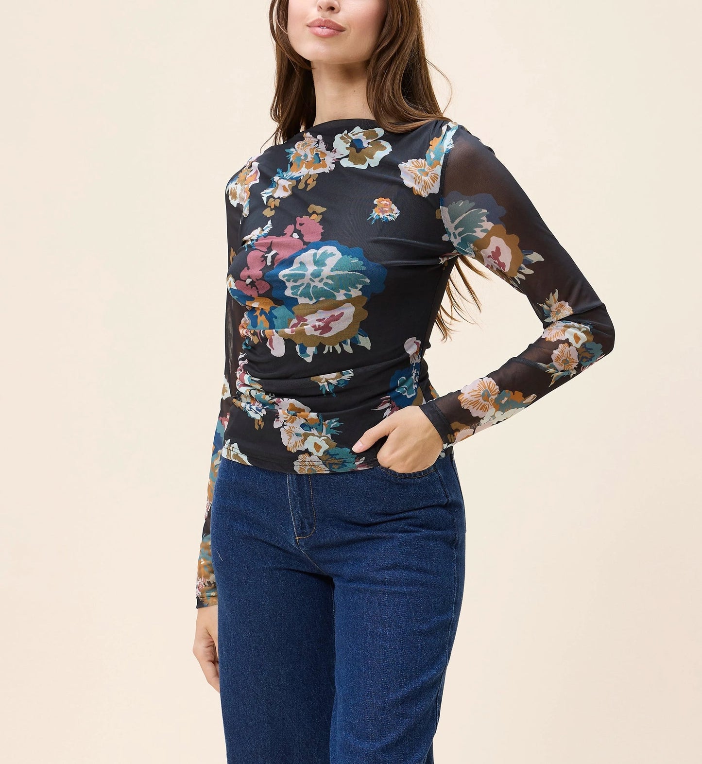Remy Top in Vitet Floral