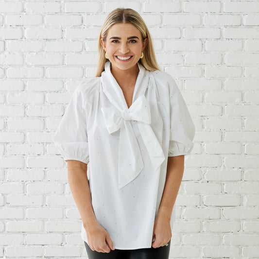 Ryan Bow Sparkle Top Holiday