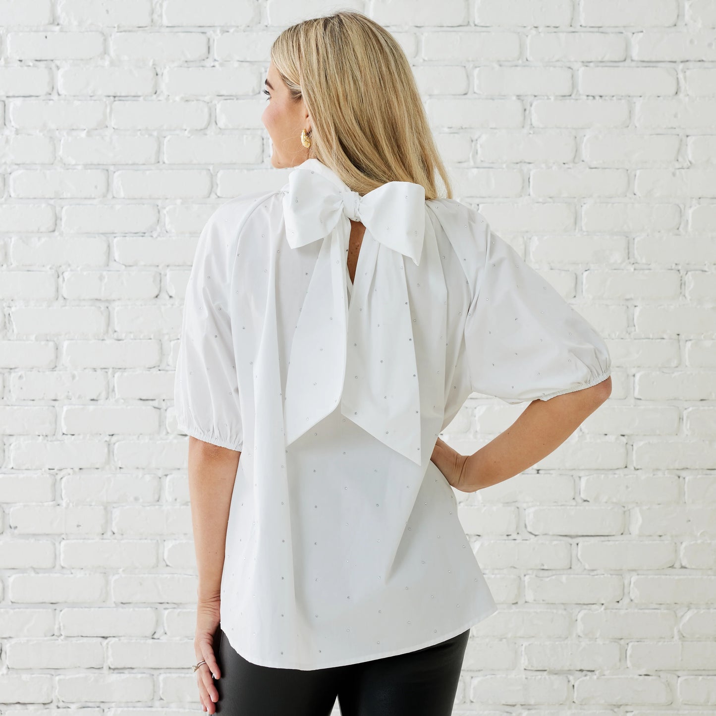 Ryan Bow Sparkle Top Holiday