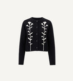 Samantha Sweater in Black Ivory
