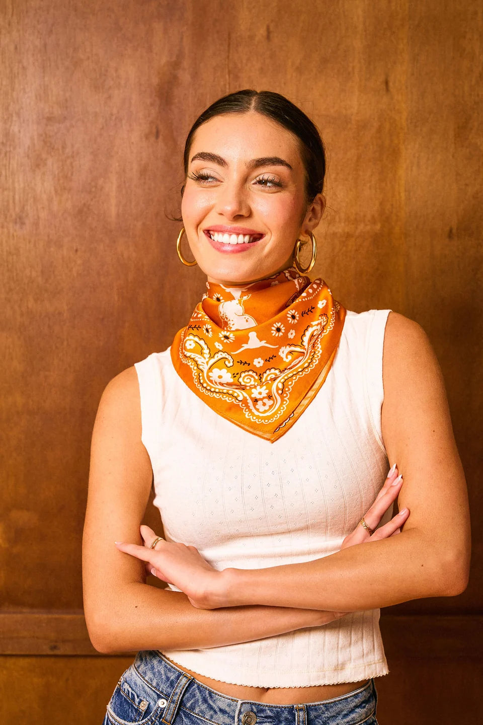 Gameday Square Silk Scarf