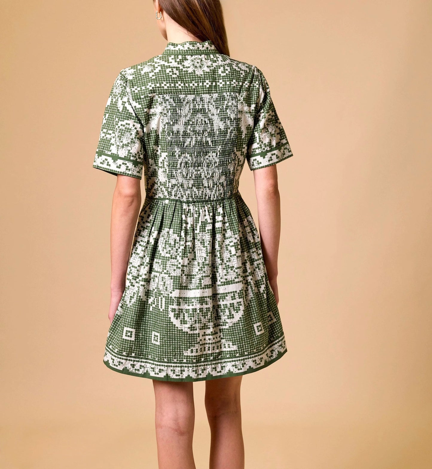 Starling Mini Dress in Verdant Flight
