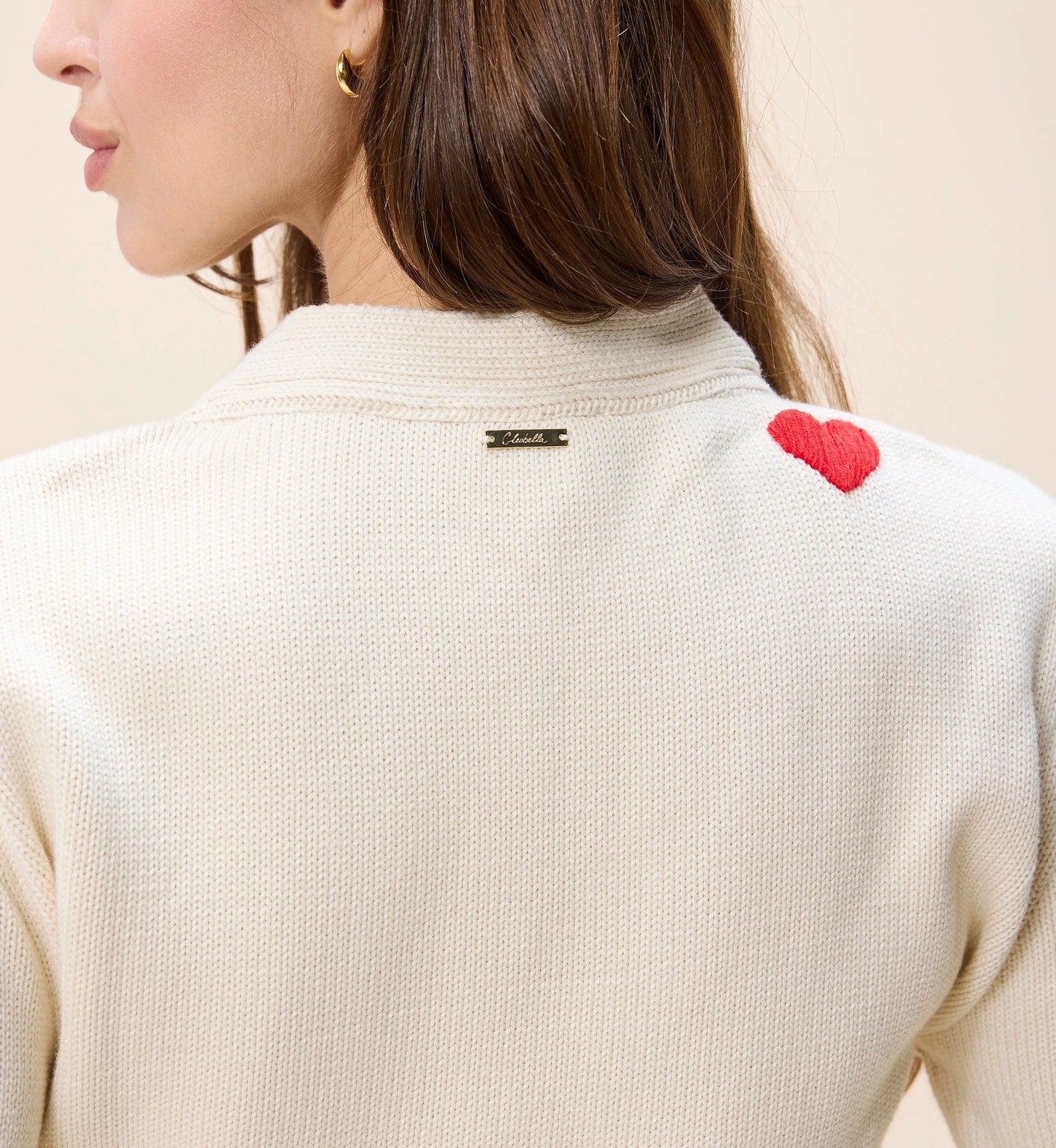 Tamsin Sweater in Ivory Love