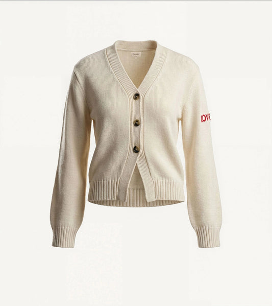 Tamsin Sweater in Ivory Love