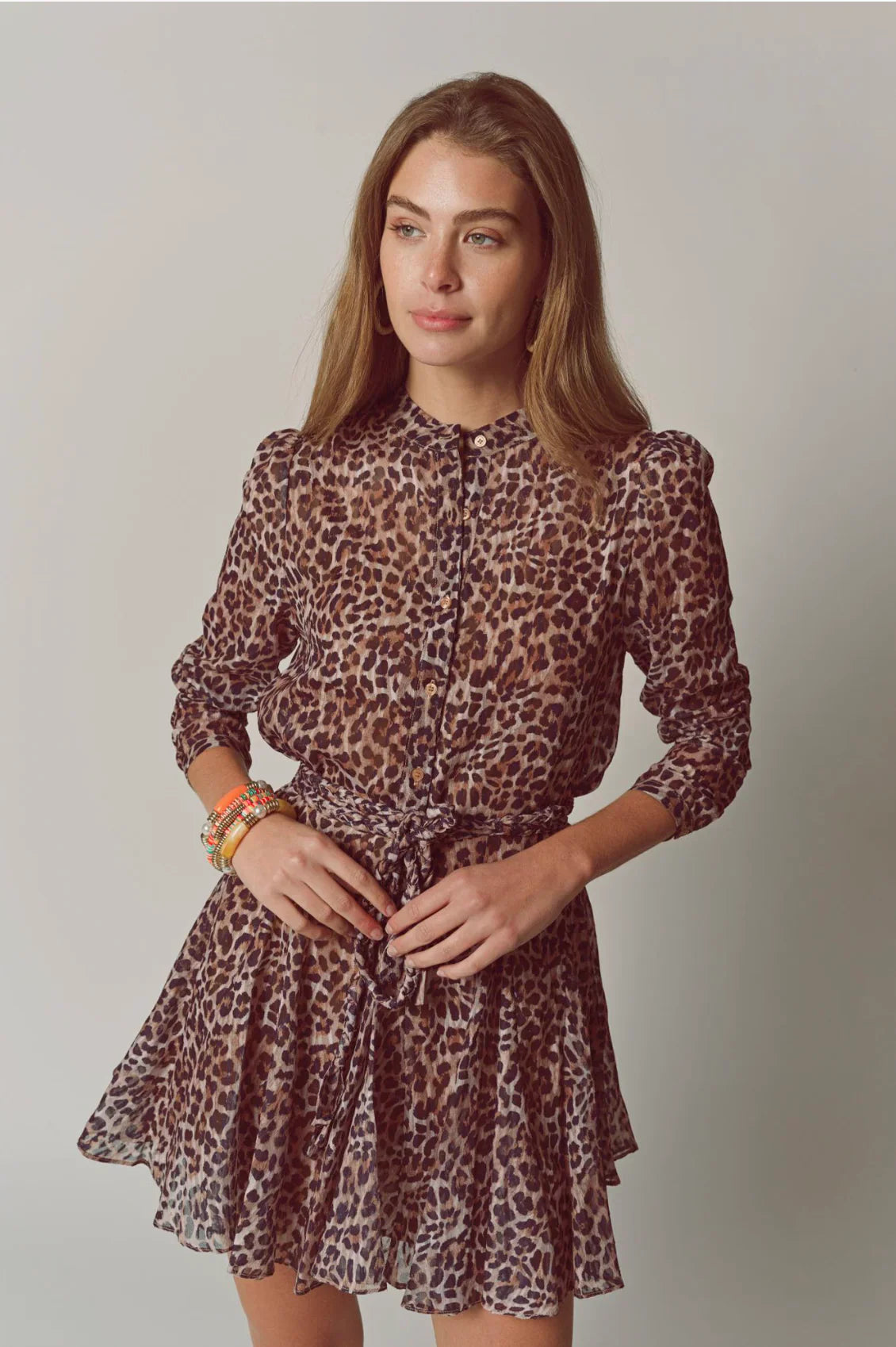 Jenica Dress in Leopard