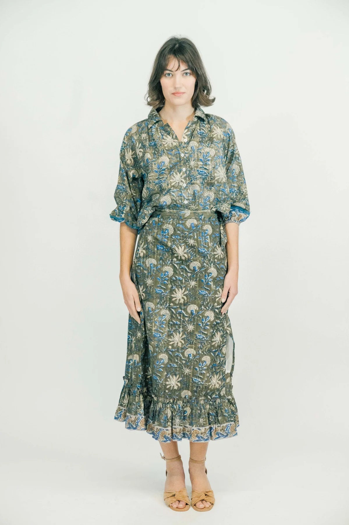 Iris Blouse in Woodland