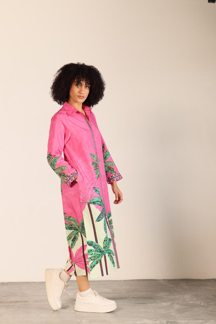 Eliza Midi Shirt Dress