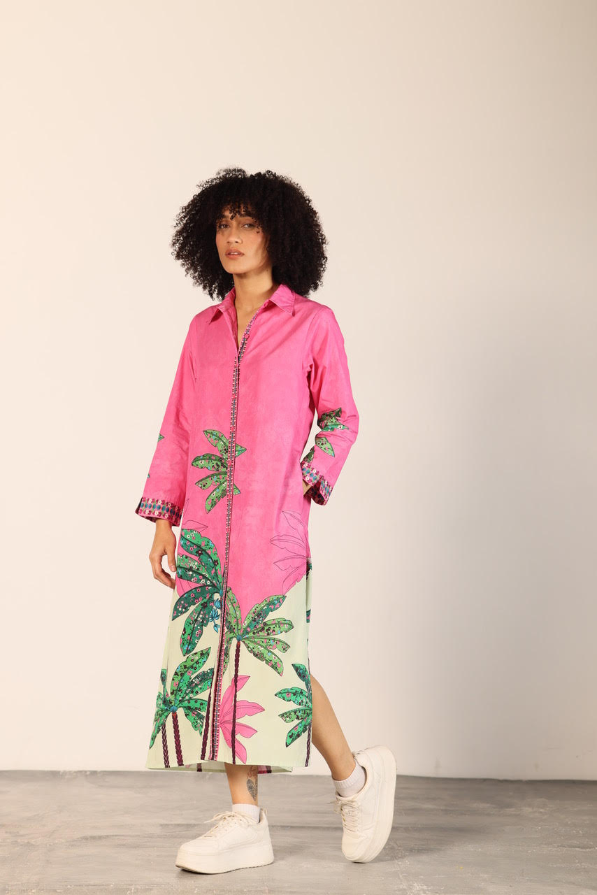 Eliza Midi Shirt Dress