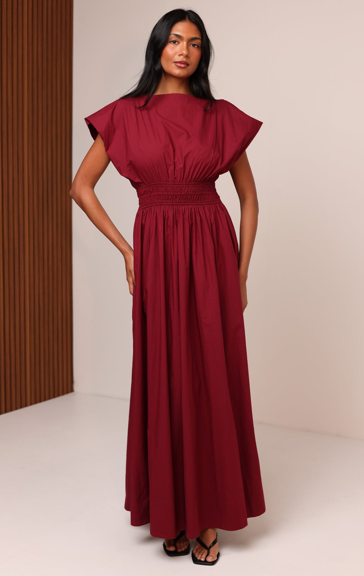 Margot Maxi Dress in Sangria