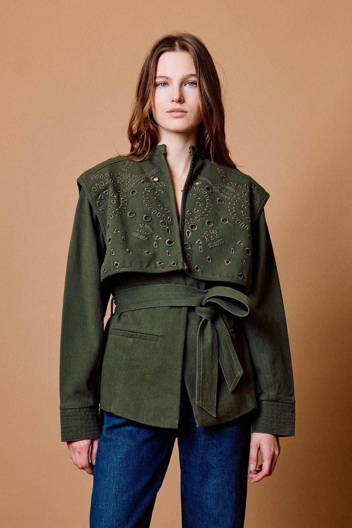 Val Jacket in Winter Moss