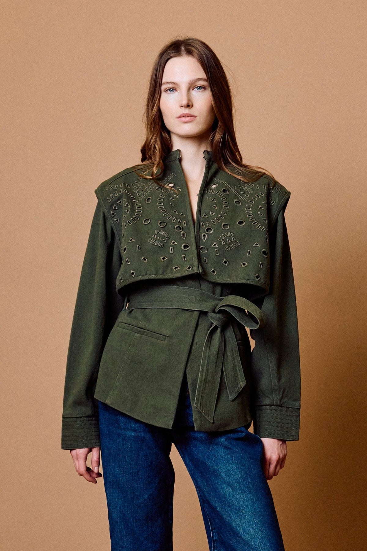 Val Jacket in Winter Moss